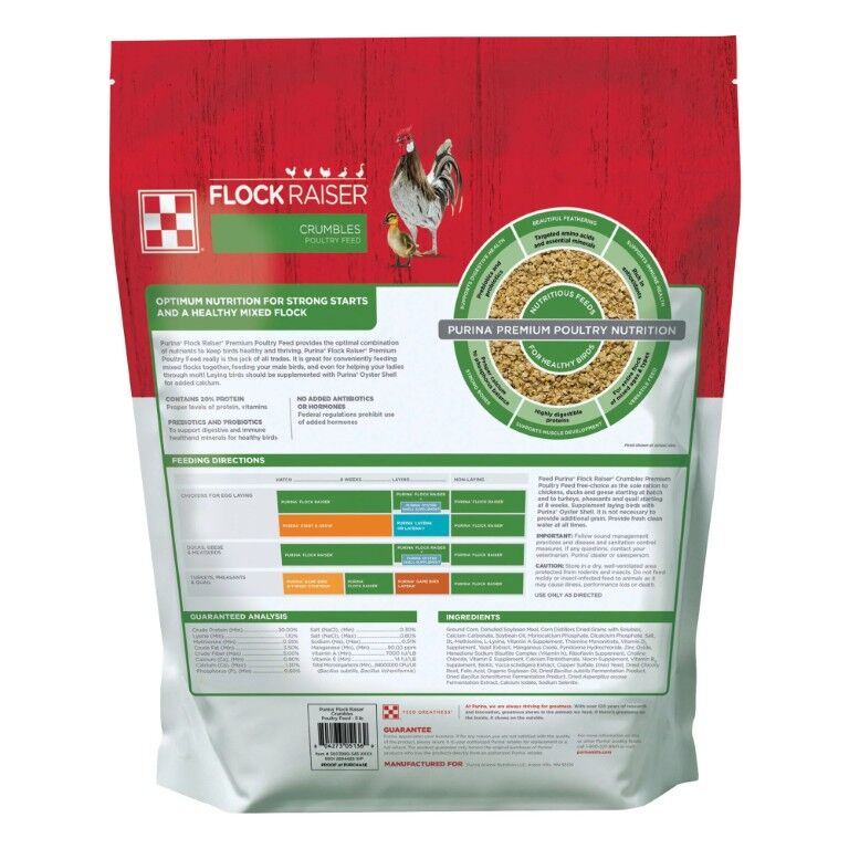 Purina Flock Raiser Crumbles, 5-Lb