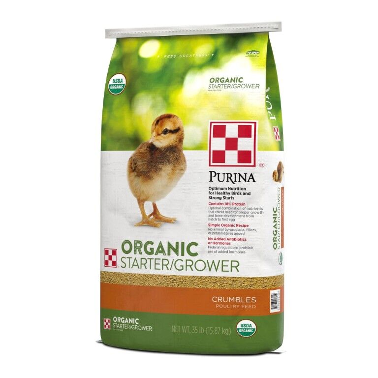 Purina Organic Starter-Grower, 35-Lb