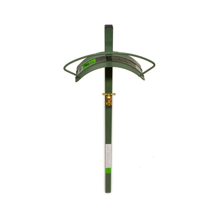 Yard Butler Free-Standing Hose Hanger With Faucet