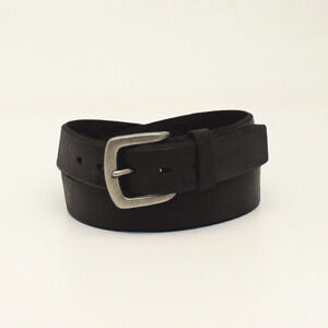 M & F Western Men's Ariat Leather Belt in Black