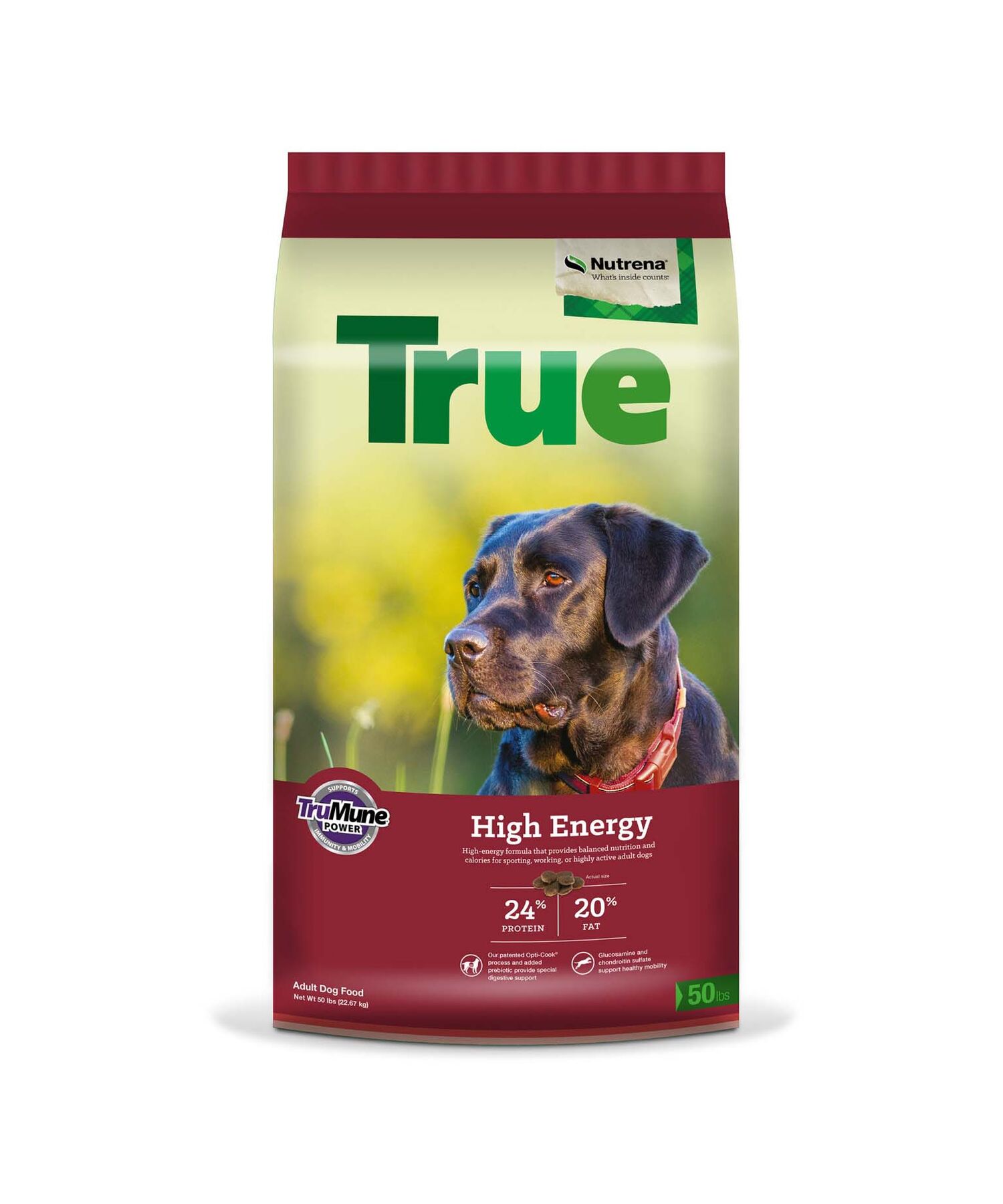 Nutrena True High Energy 24/20 Dog Food, 50-Lb
