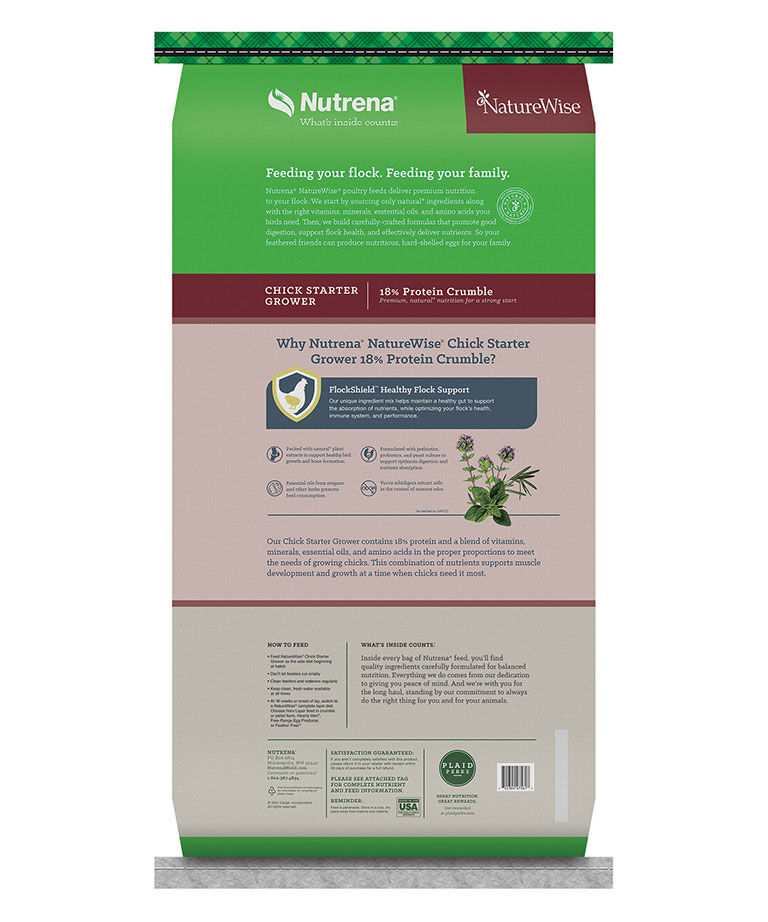 NatureWise Chick Starter-Grower Crumbles, 40-Lb