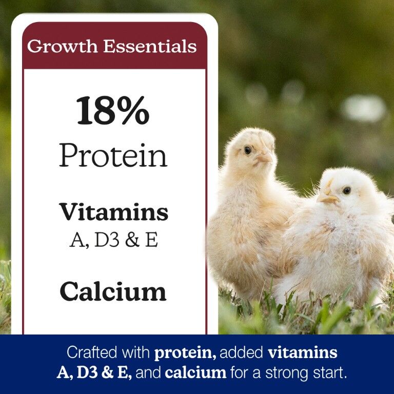 Nutrena NatureWise Chick Starter Grower 18% Crumble Non-Medicated, 40-Lb
