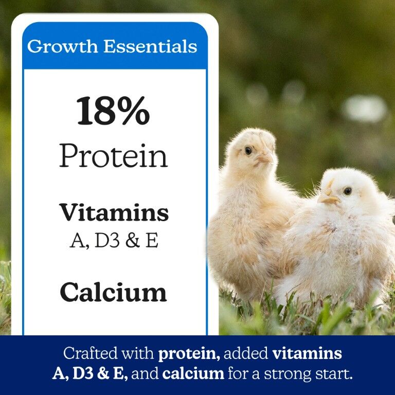 Nutrena NatureWise Chick Starter Grower 18% Protein Crumble Medicated, 40-Lb