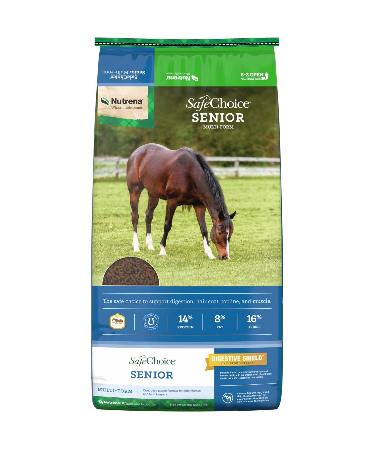 Nutrena SafeChoice Senior Multi-Form, 50-Lb
