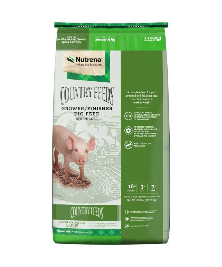Nutrena Country Feeds Grower Finisher Pig Feed, 50-Lb