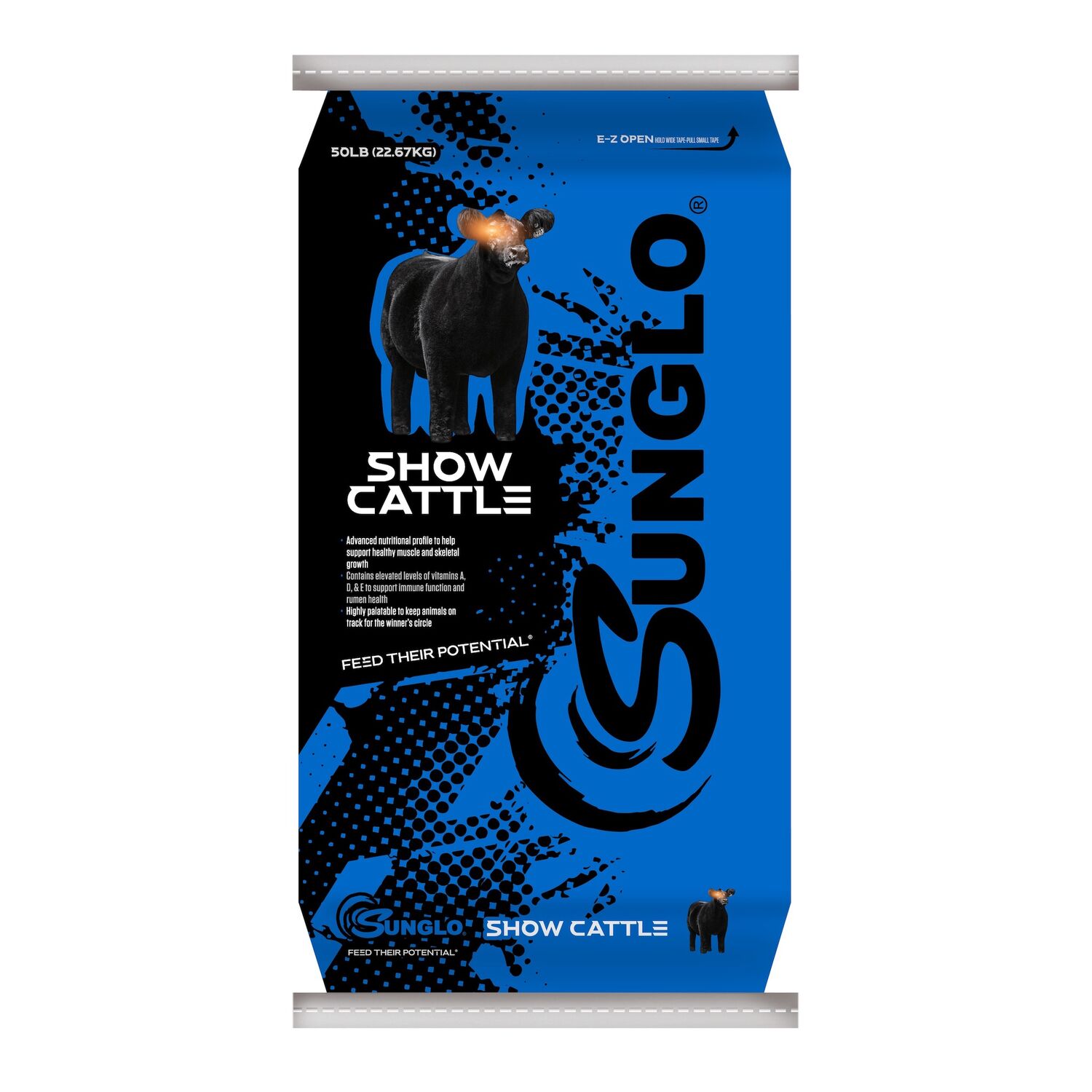 Sunglo Show Cattle 12T, 50-Lb