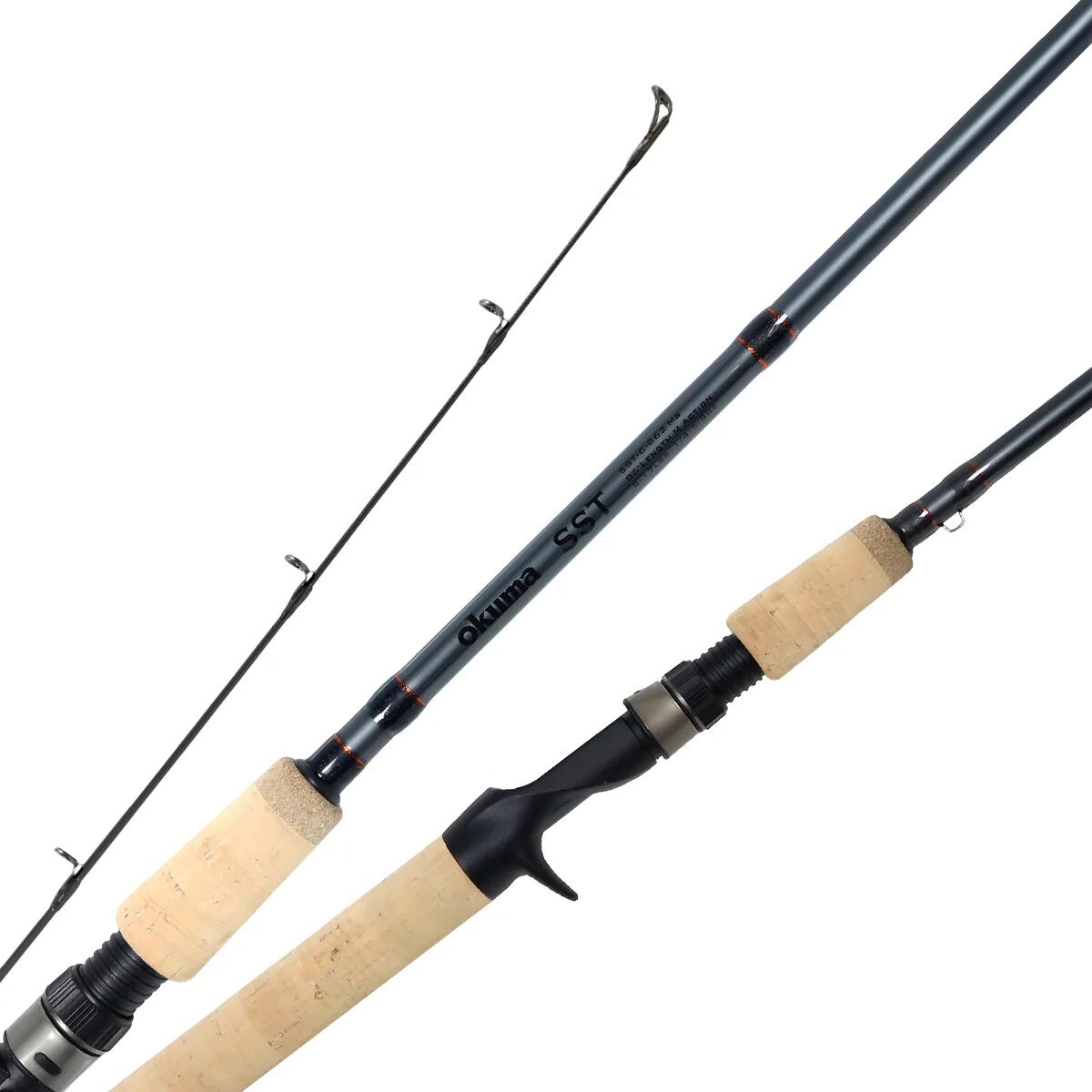 Okuma SST "A" Kokanee, Trout, & Halibut Spinning Rod, 7-Ft 6-In, 4-10-Lb
