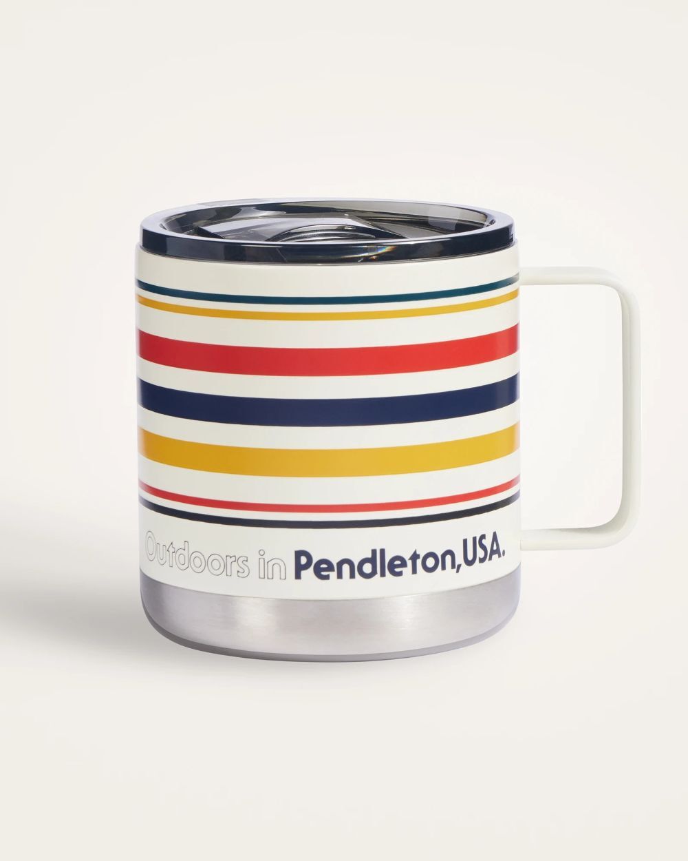 Pendleton Park Stripe Camp Mug, 15-Oz