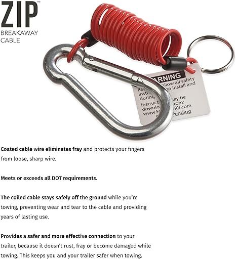 Fastway Zip Breakaway Cable, 4-Ft