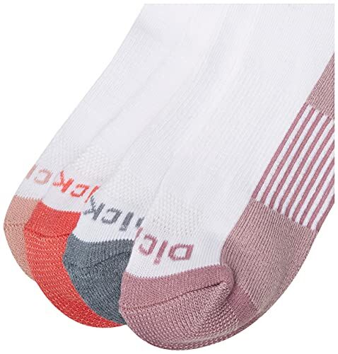 Dickies Women's Moisture Control Crew Socks 6-Pk in White