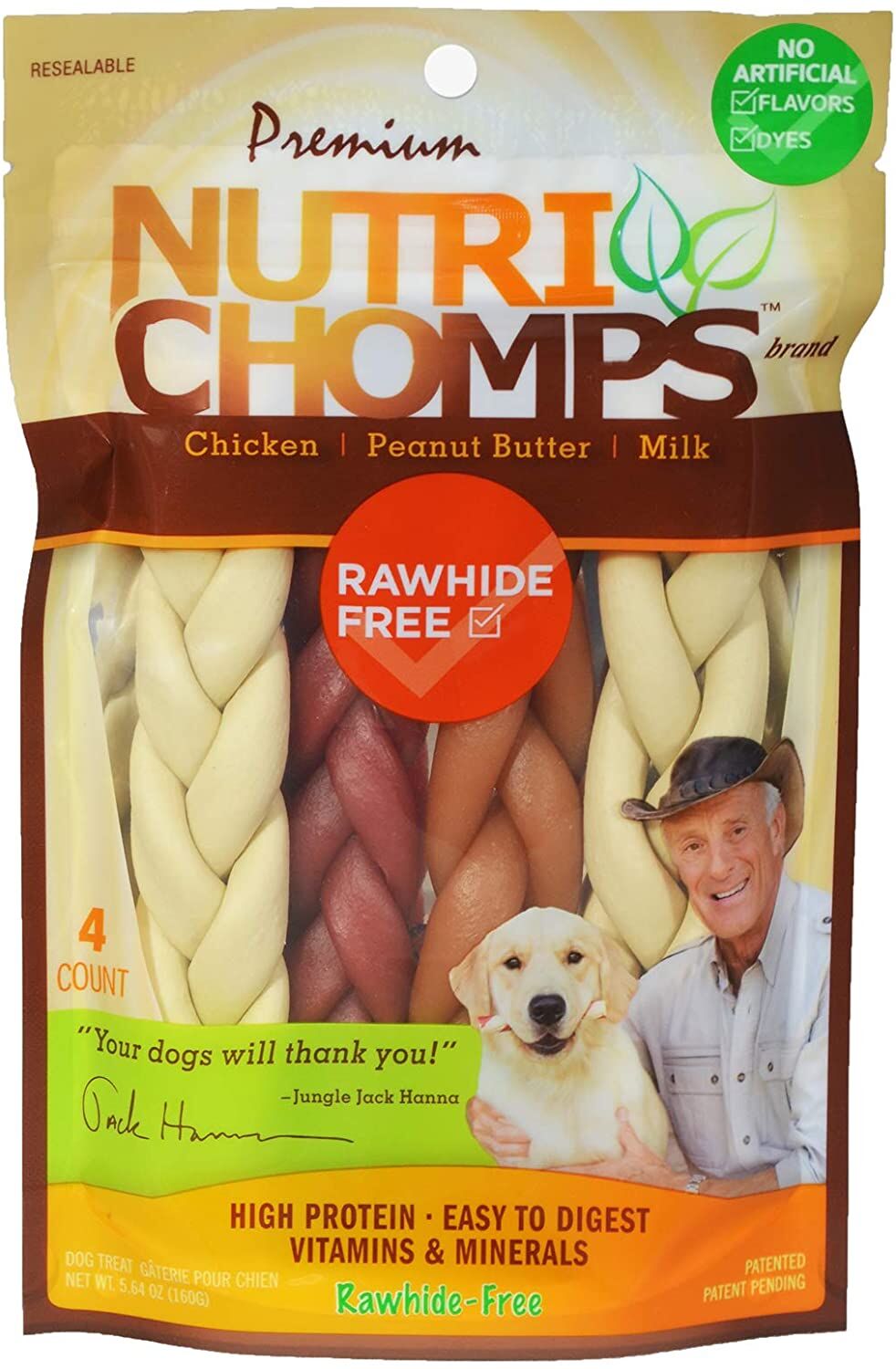 Pork Chomps Baked Pork Rolls, 8-In, 18-Ct
