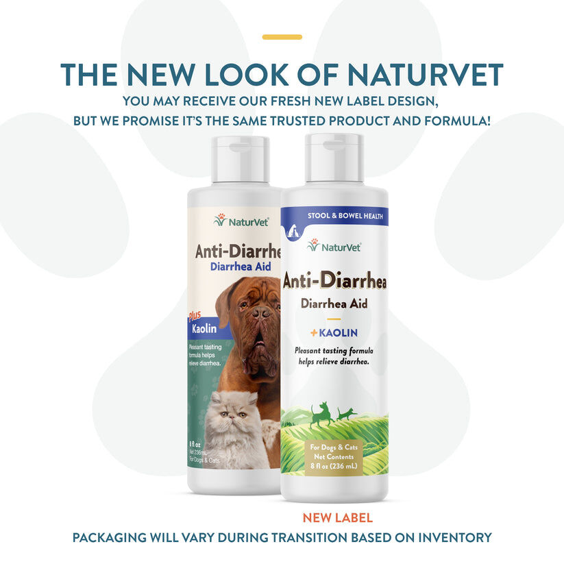 NaturVet Anti-Diarrhea Liquid Supplement, 8-Oz