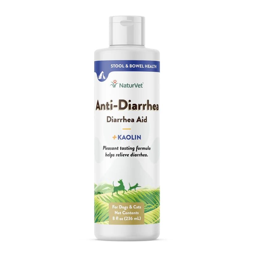NaturVet Anti-Diarrhea Liquid Supplement, 8-Oz