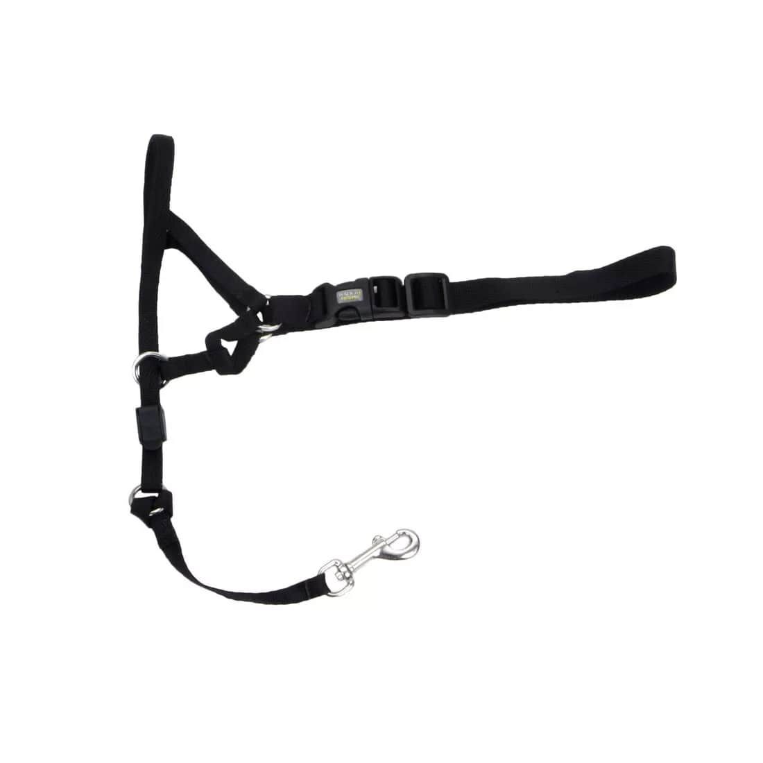 Costal Pet Products Walk 'n Train! Black Medium Dog Head Halter