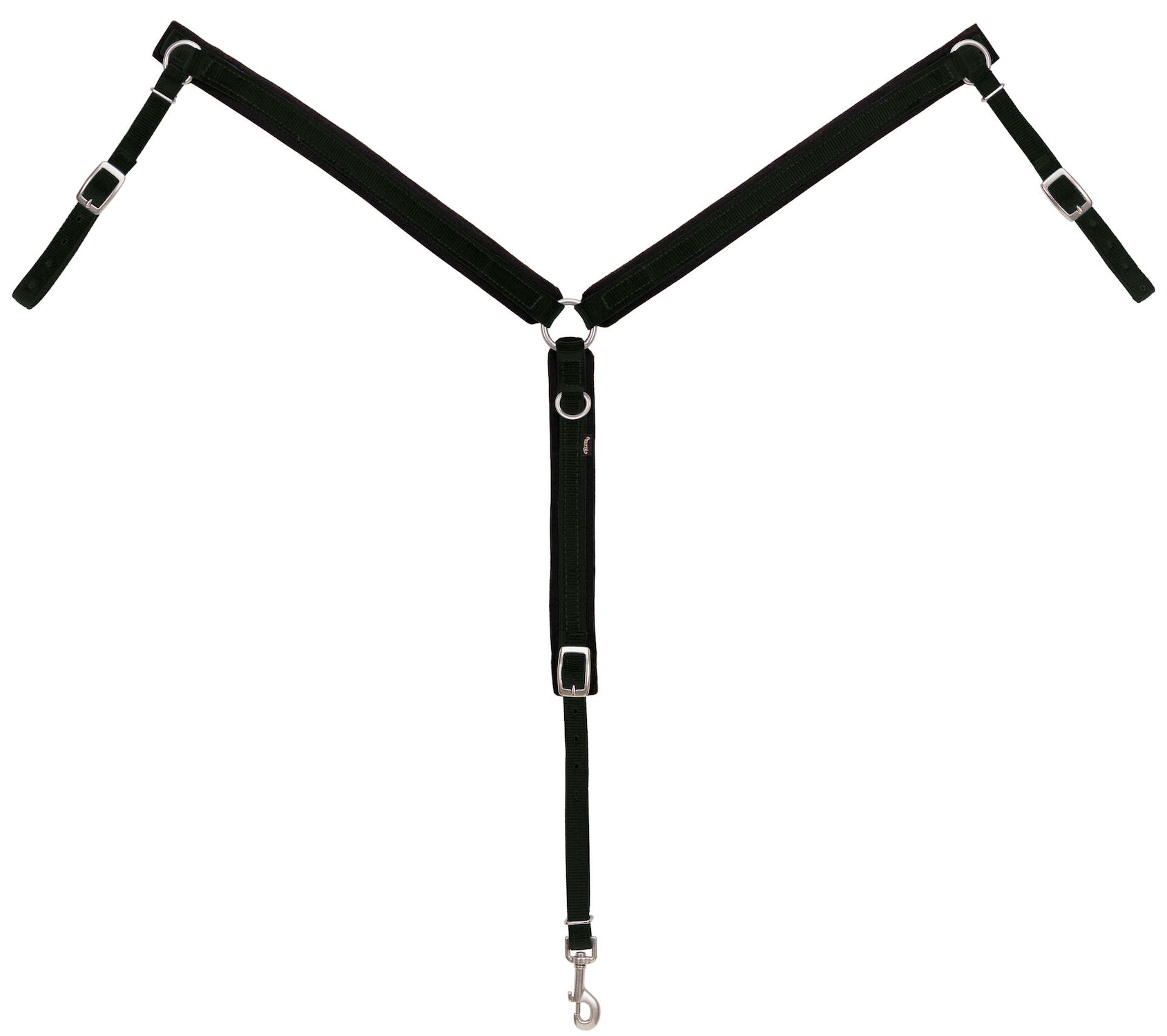 1"BLK FELT LINED BRST CLR