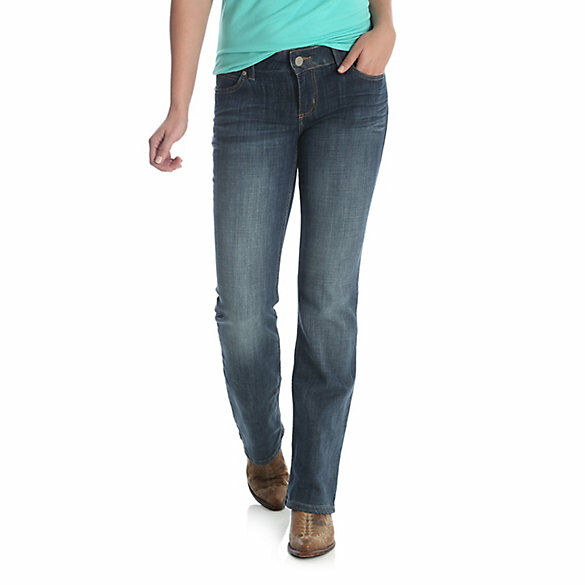 Wrangler Women's Essential Mid Rise Bootcut Jean
