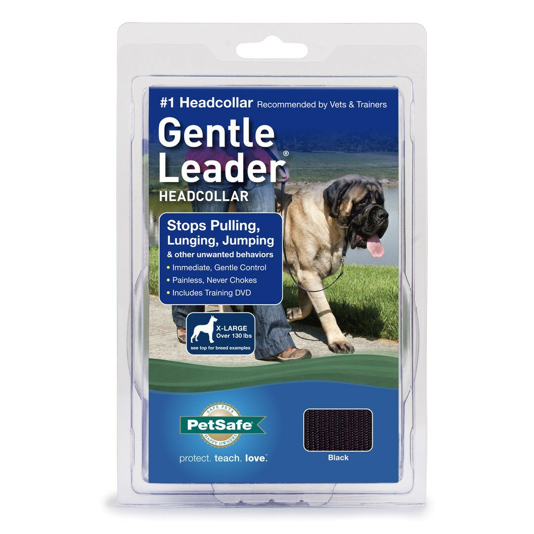 Gentle Leader® Headcollar in Black, X-Large
