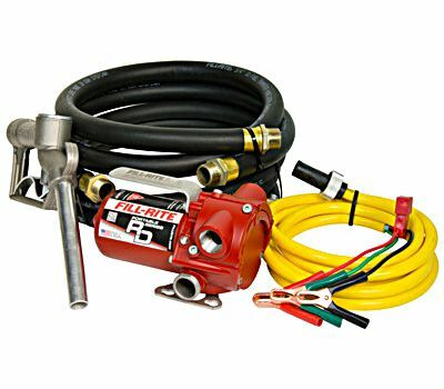 Fill-Rite® 12V DC 8GPM Portable Fuel Transfer Pump with Manual Nozzle