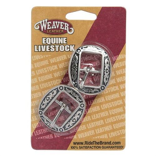 3/4"BS FLORAL BUCKLE