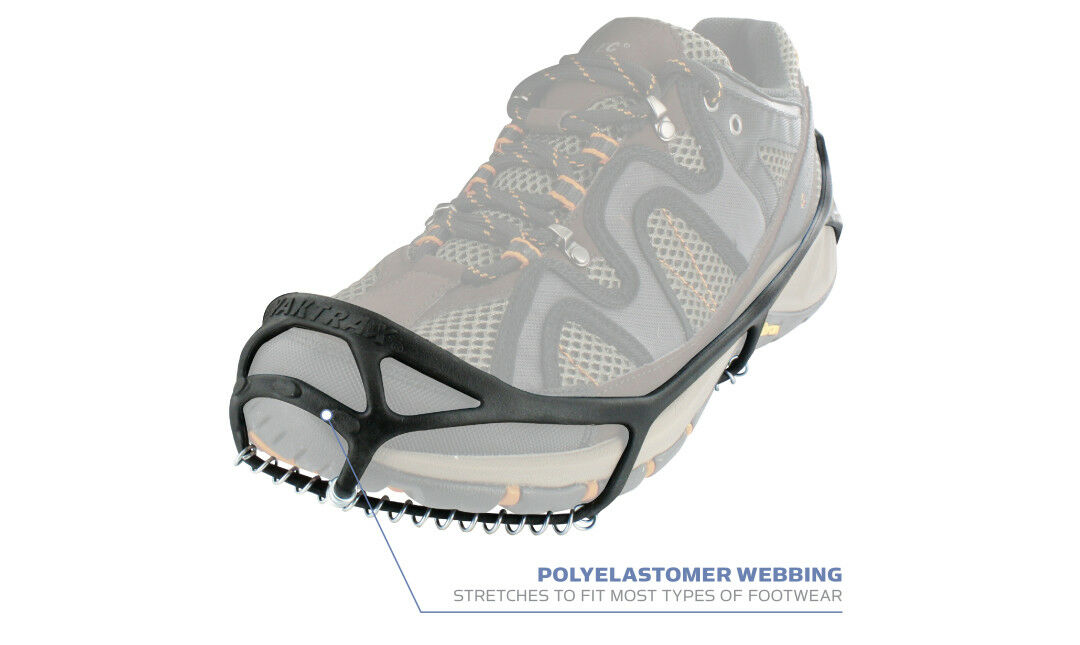 Yaktrax Walk Ice-Traction Device in Black, Medium