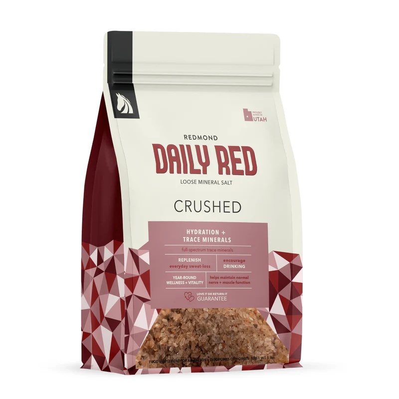 Redmond Daily Red Crushed Mineral Supplement For Horses, 5-Lb